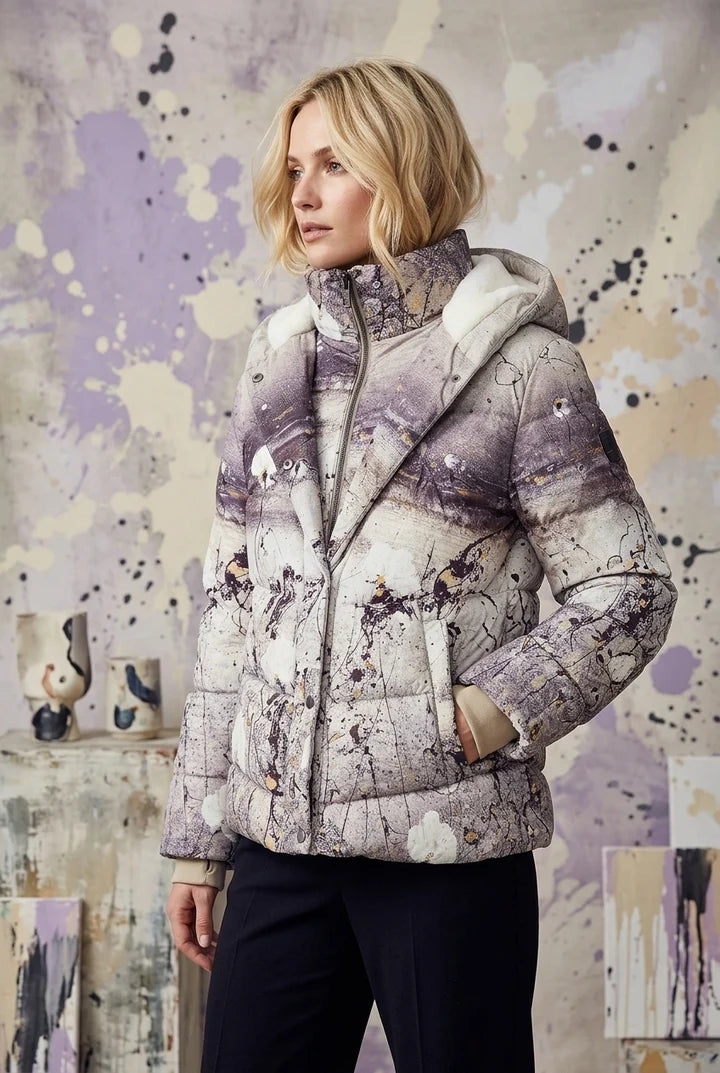 Chaquetón DOLCEZZA MONTREAL acolchado con estampado floral