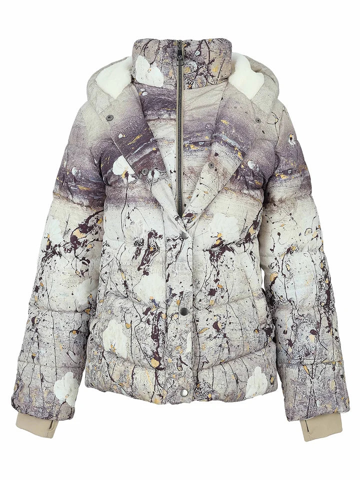 Chaquetón DOLCEZZA MONTREAL acolchado con estampado floral