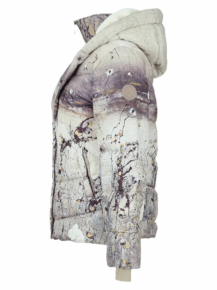 Chaquetón DOLCEZZA MONTREAL acolchado con estampado floral