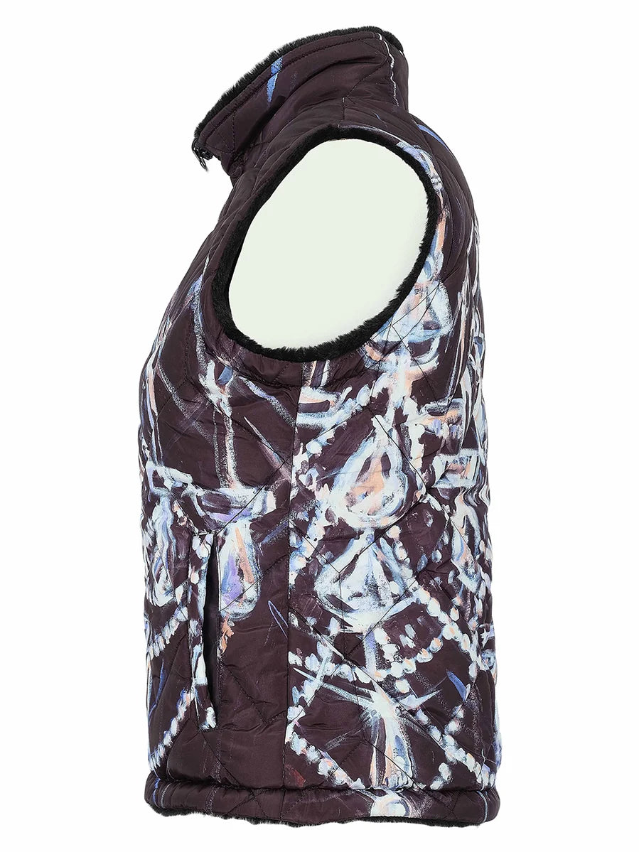 Chaleco DOLCEZZA MONTREAL reversible color negro