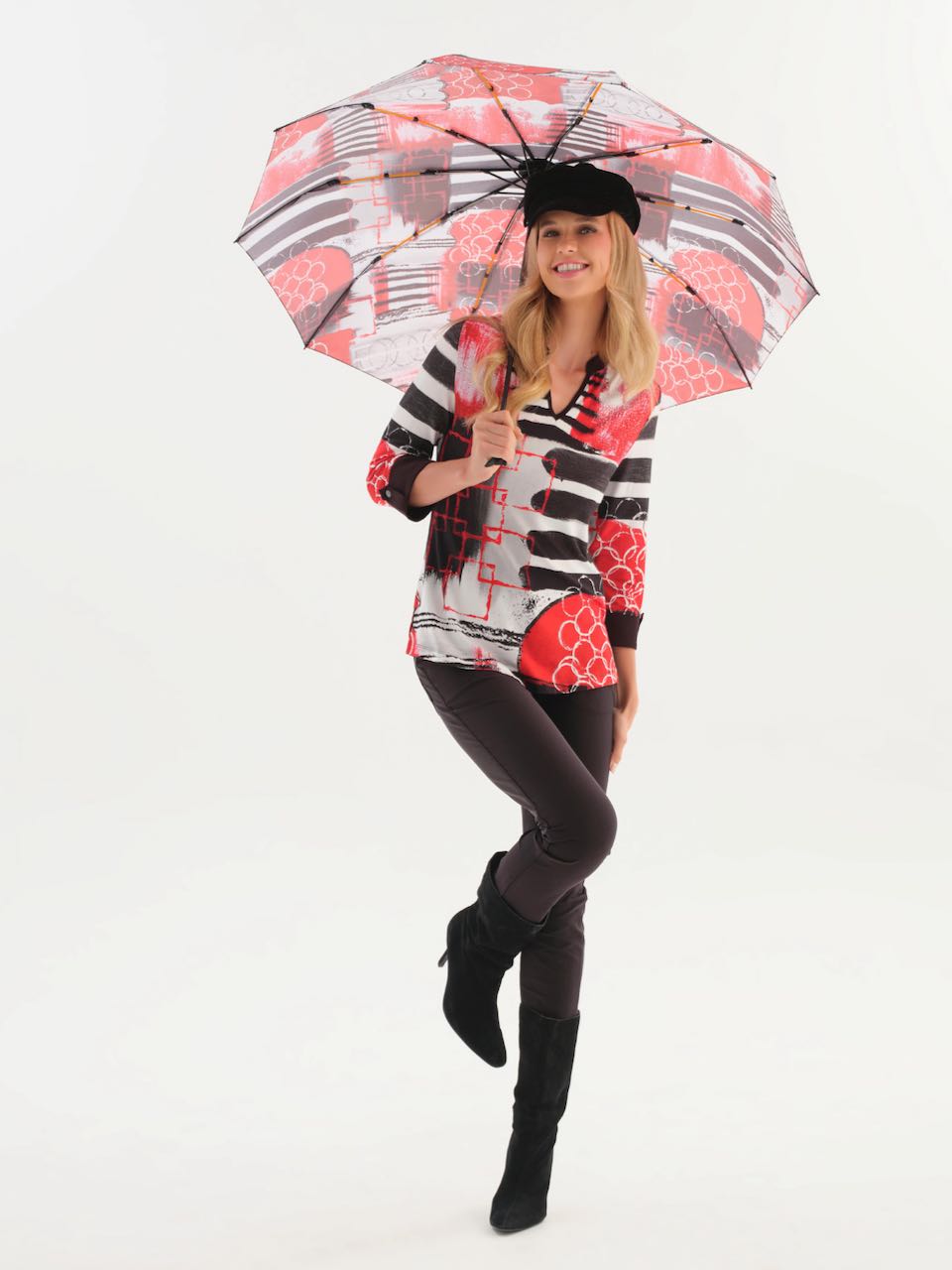 Paraguas DOLCEZZA MONTREAL estampado GEO RAYAS