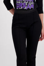 Pantalón MONARI de punto con pliegues