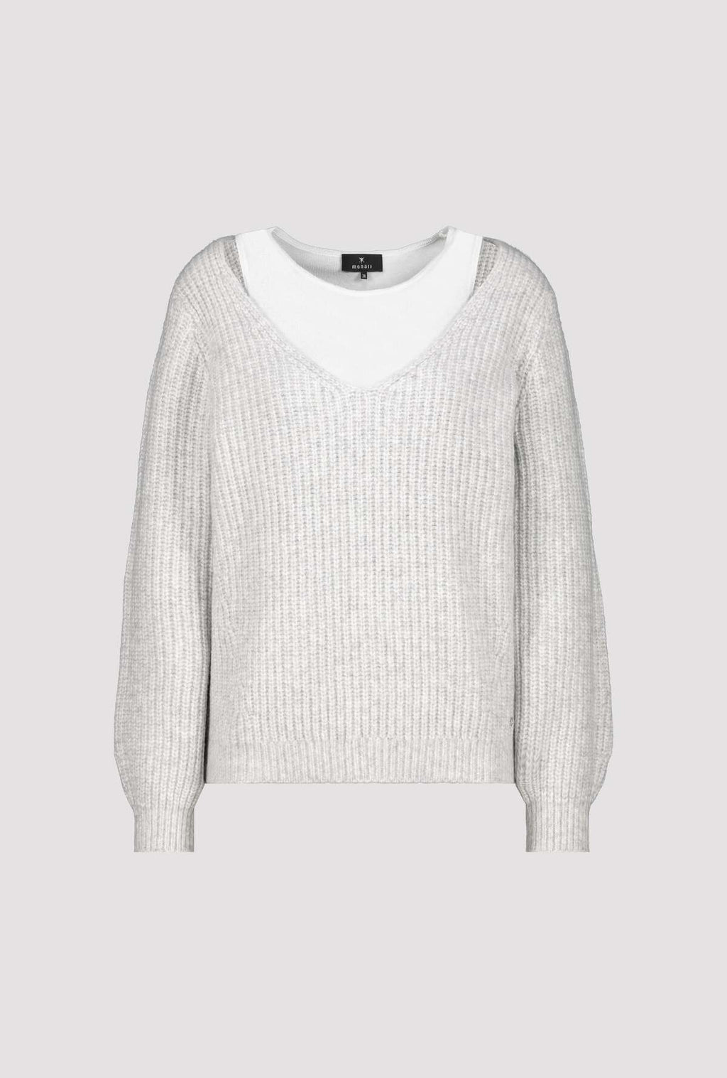 Jersey MONARI esponjoso cuello pico