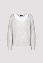 Jersey MONARI esponjoso cuello pico