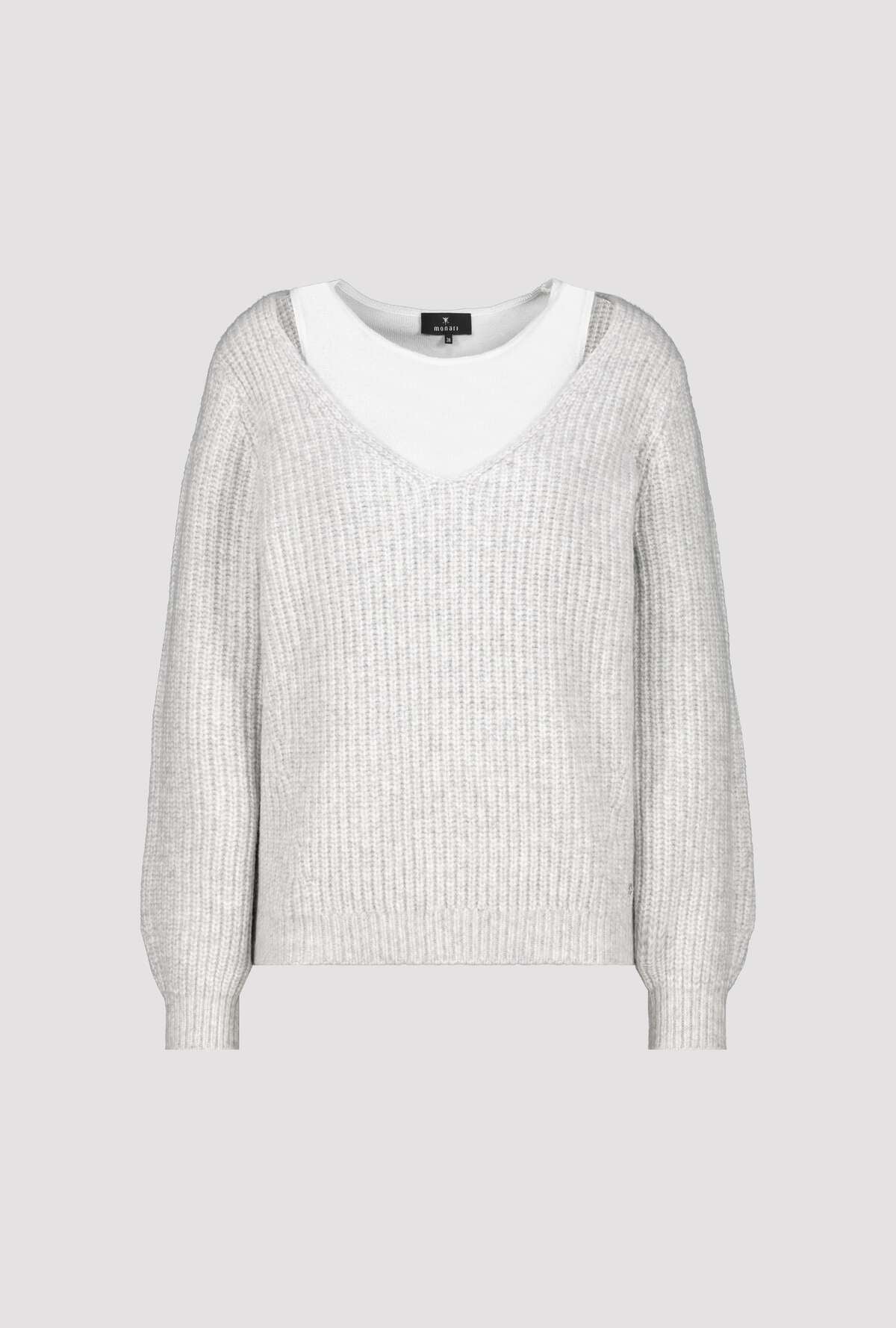 Jersey MONARI esponjoso cuello pico