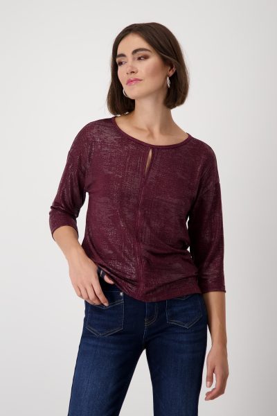 Camiseta MONARI metalizada