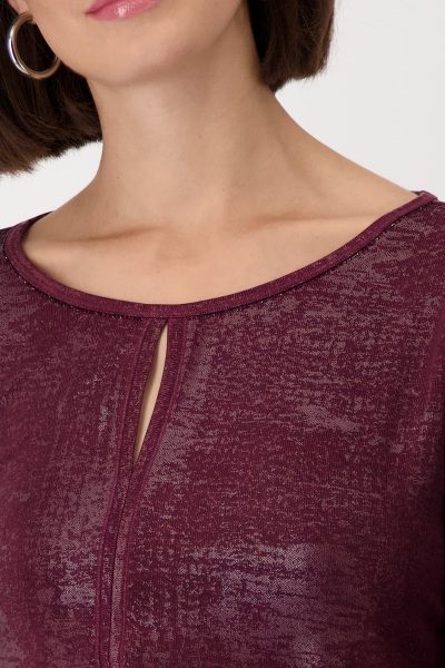 Camiseta MONARI metalizada