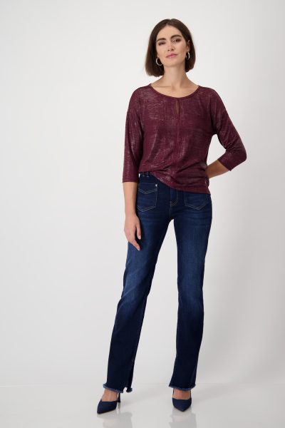 Camiseta MONARI metalizada