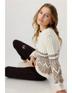 Pantalón MONARI desgastado marrón chocolate