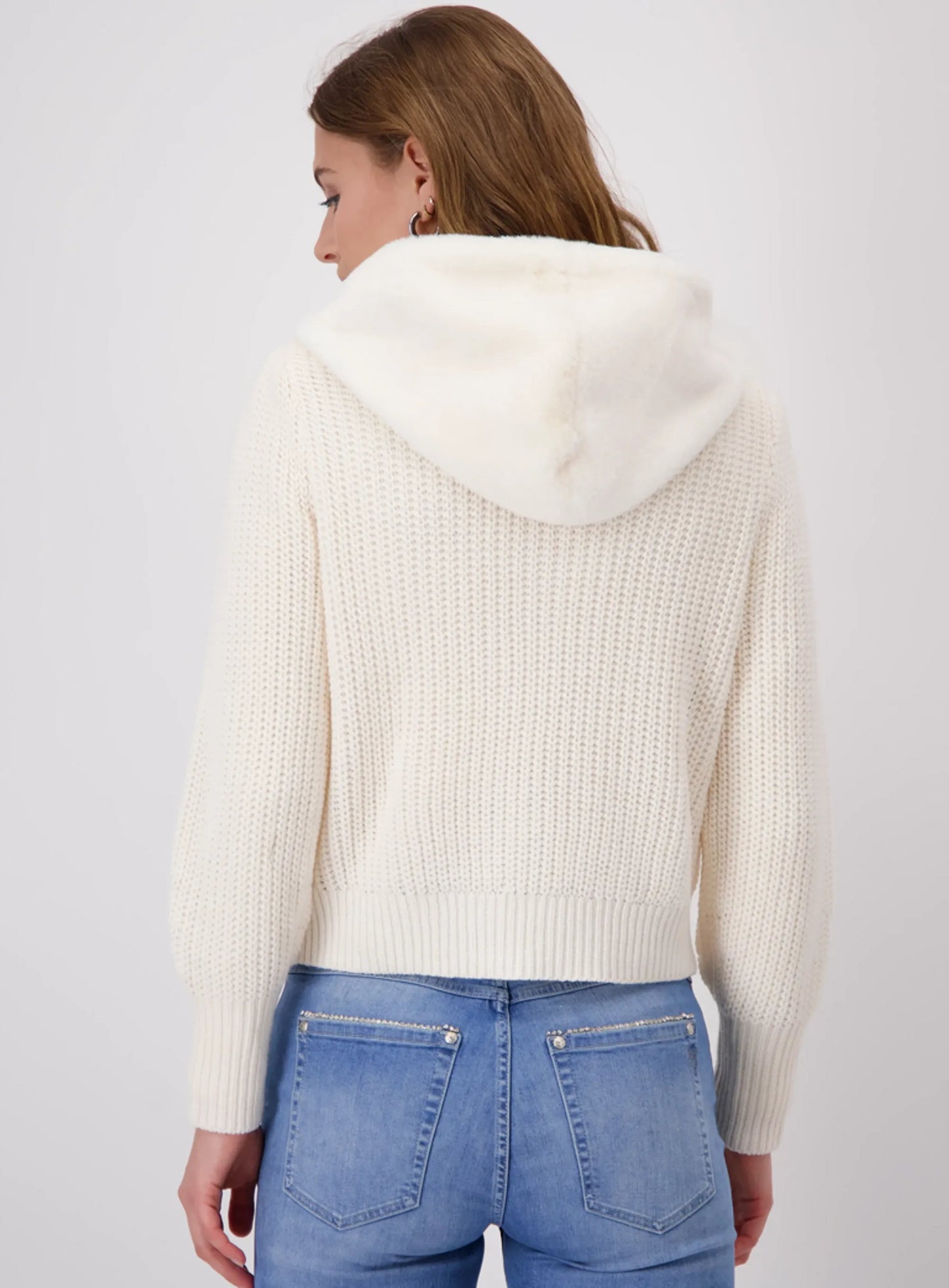 Cazadora MONARI punto y pelo