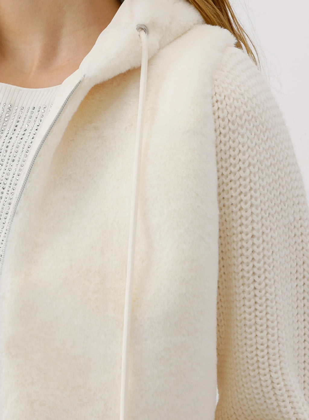 Cazadora MONARI punto y pelo