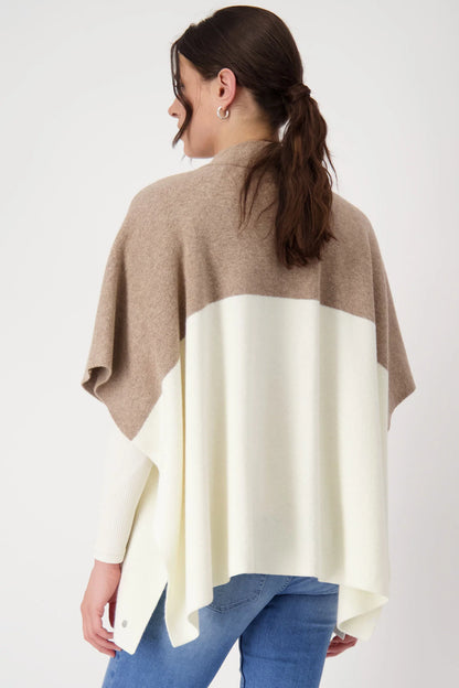 Capa MONARI de punto bicolor