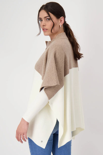 Capa MONARI de punto bicolor