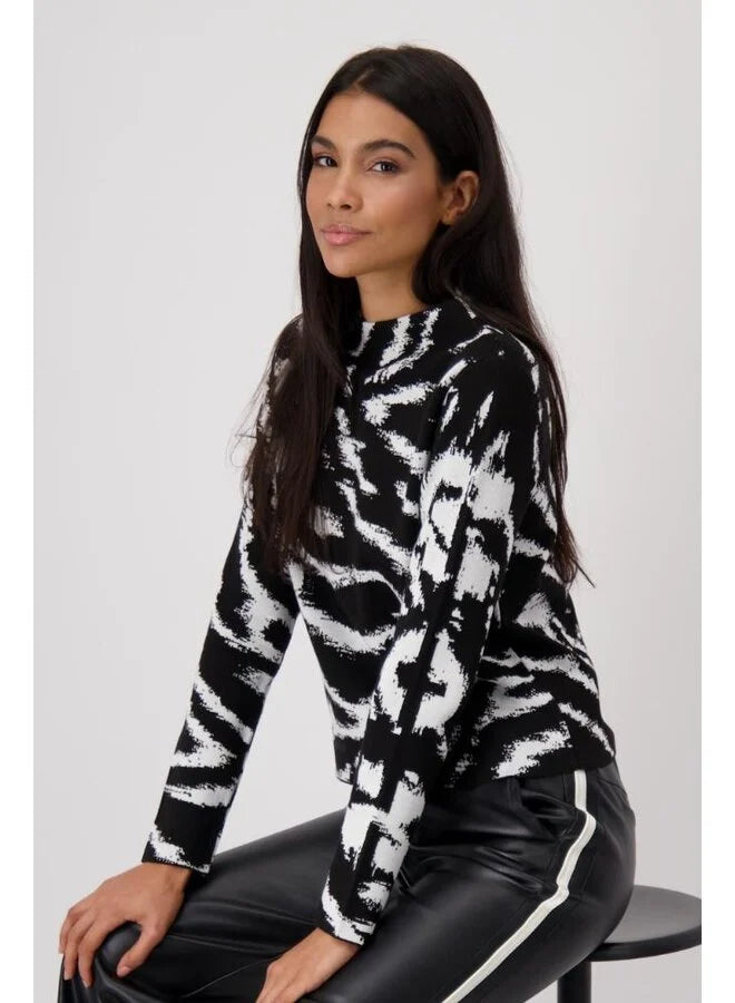 Jersey MONARI estampado animal print