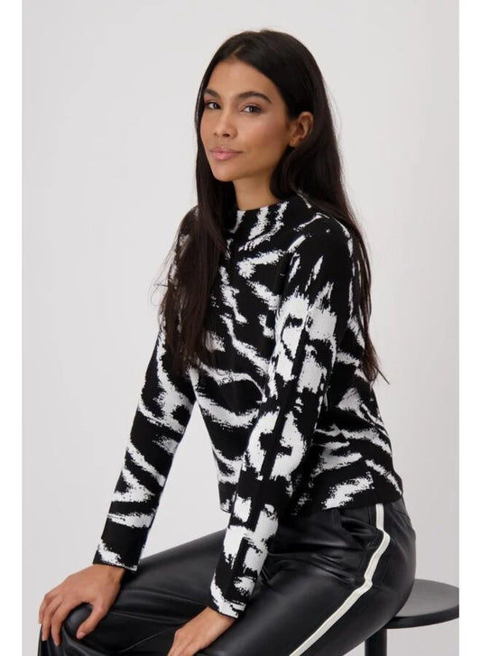 Jersey MONARI estampado animal print