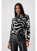 Jersey MONARI estampado animal print