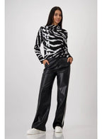 Jersey MONARI estampado animal print