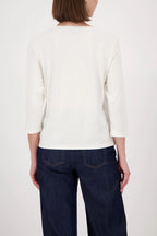 Camiseta MONARI blanca con letras