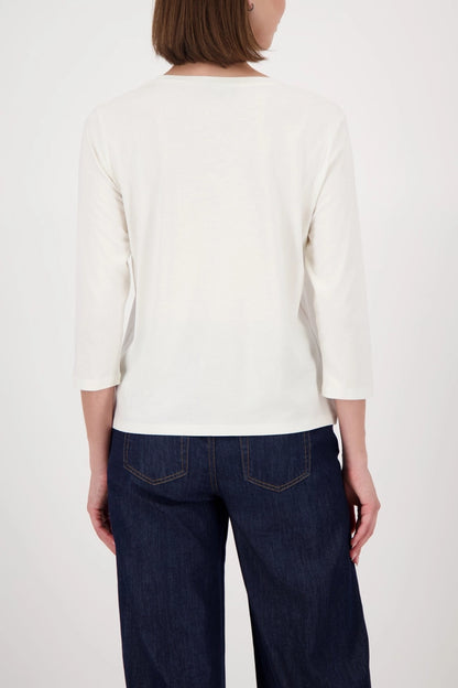 Camiseta MONARI blanca con letras