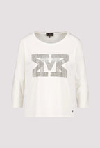 Camiseta MONARI blanca con letras