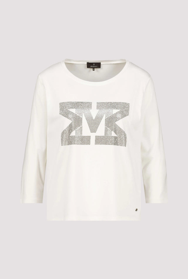 Camiseta MONARI blanca con letras