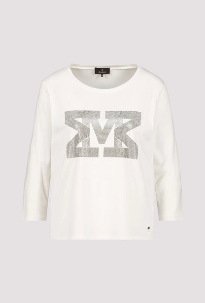 Camiseta MONARI blanca con letras