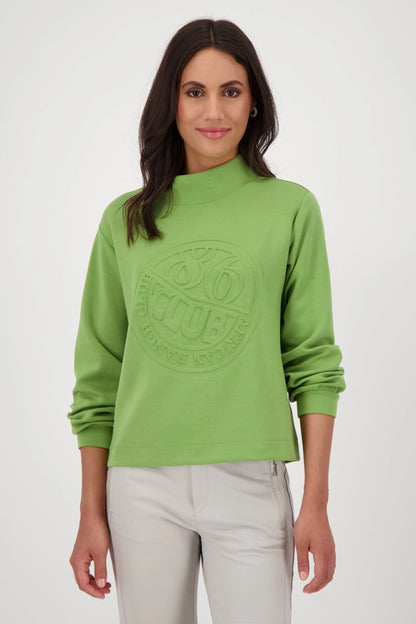 Sudadera MONARI con estampado 3D verde