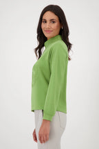 Sudadera MONARI con estampado 3D verde