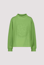 Sudadera MONARI con estampado 3D verde