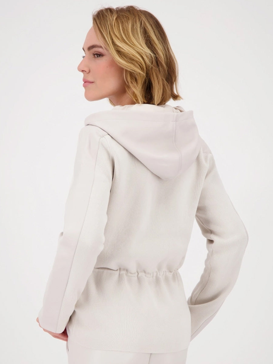Cardigán MONARI con capucha color crema