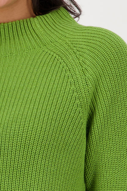 Jersey MONARI cuello alto verde