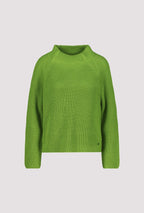 Jersey MONARI cuello alto verde