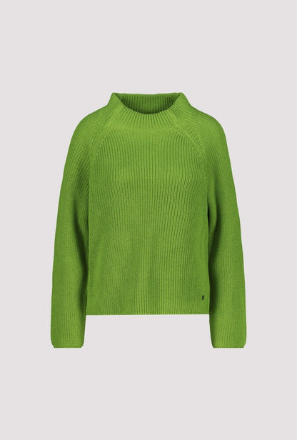 Jersey MONARI cuello alto verde