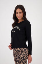 Sudadera MONARI con aplicaciones de pedrería