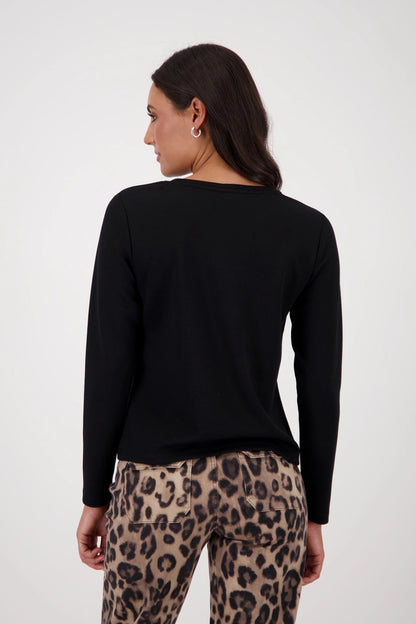 Sudadera MONARI con aplicaciones de pedrería