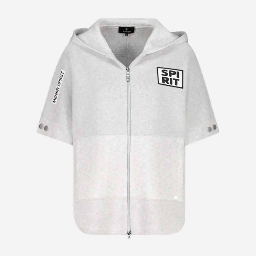 Capa MONARI gris con capucha