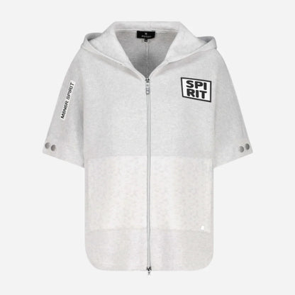 Capa MONARI gris con capucha