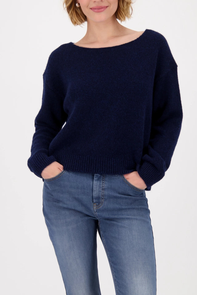 Jersey MONARI de tacto suave en negro