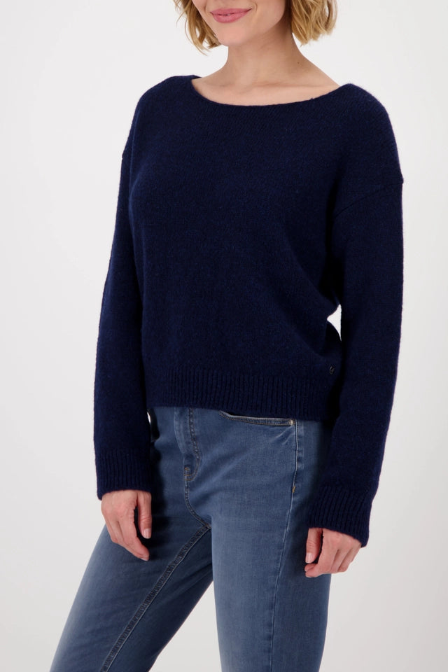 Jersey MONARI de tacto suave en negro