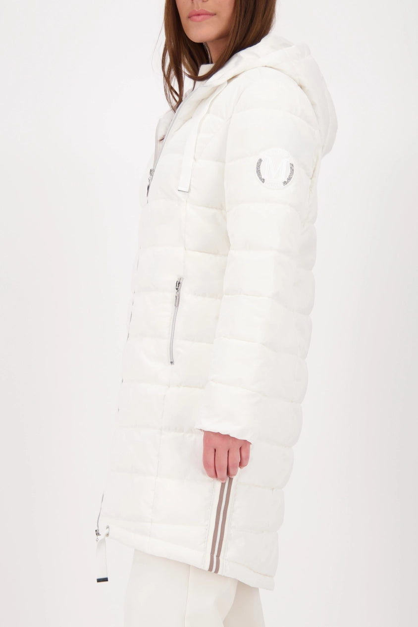 Parka MONARI acolchado en blanco neutro