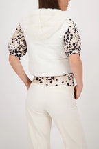 Chaleco MONARI corto de pelo