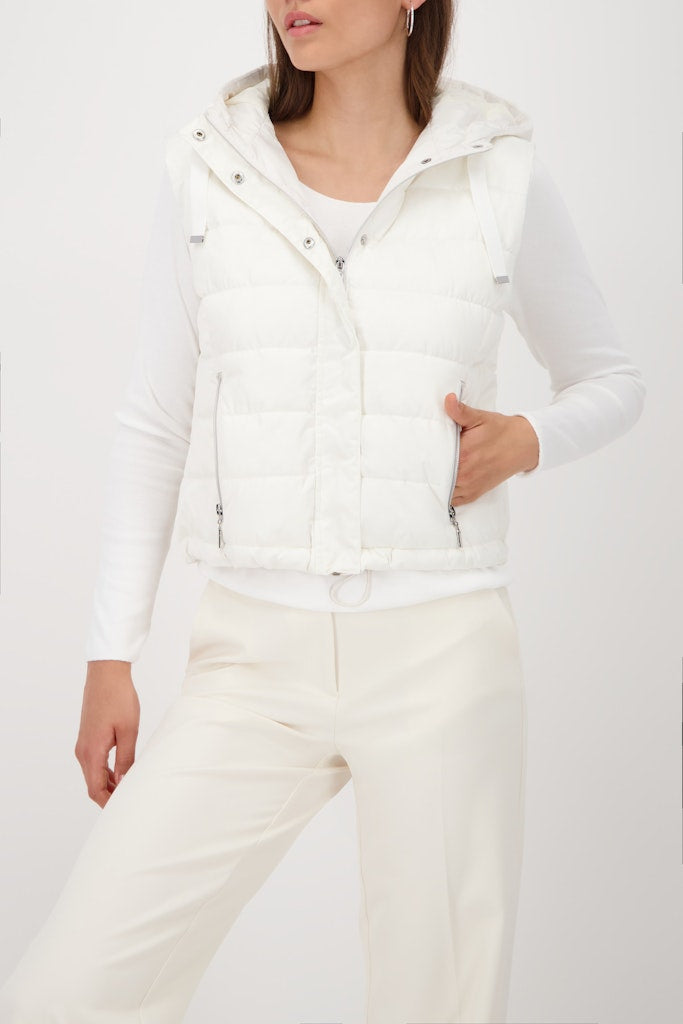 Chaleco MONARI acolchado con capucha