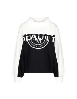 Sudadera MONARI bicolor blanco y negro
