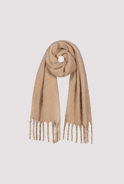 Bufanda MONARI color trufa esponjosa