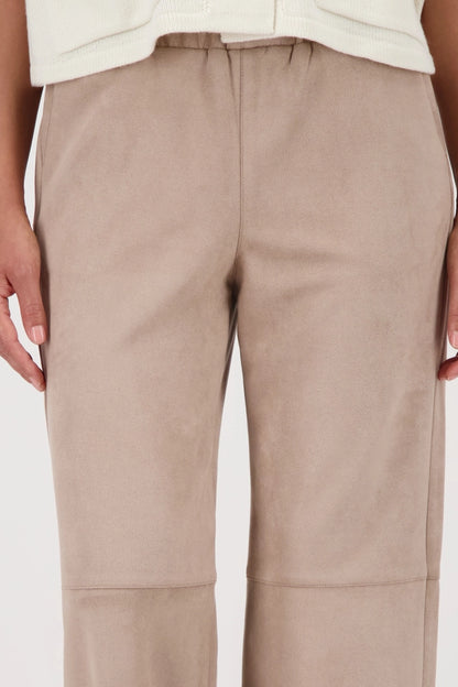 Pantalón MONARI acabado ante beige