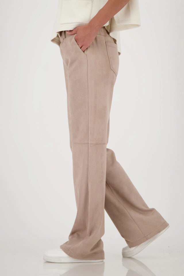 Pantalón MONARI acabado ante beige