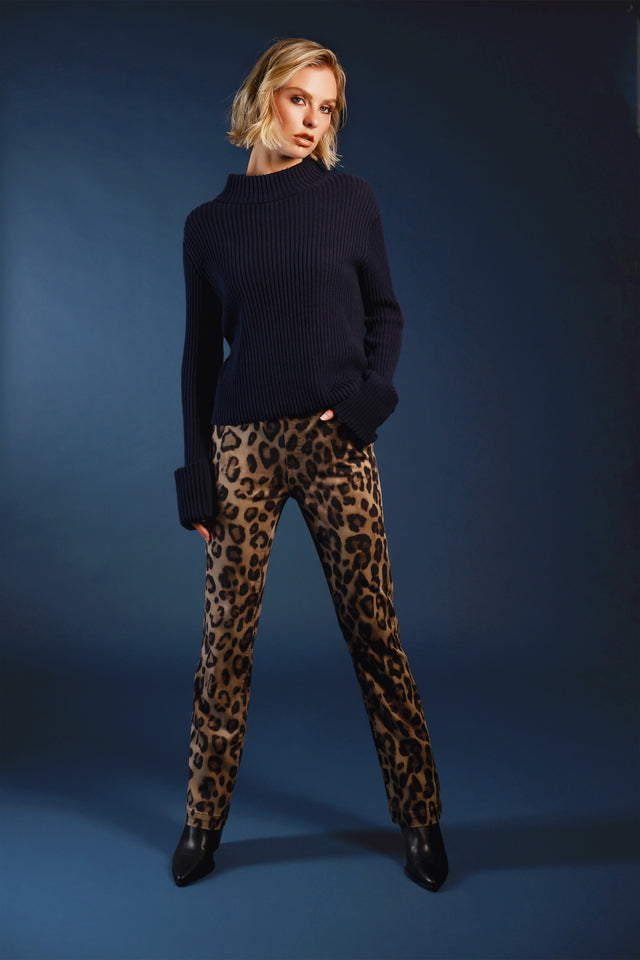 Pantalón MONARI estampado de leopardo