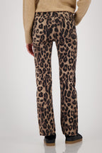 Pantalón MONARI estampado de leopardo