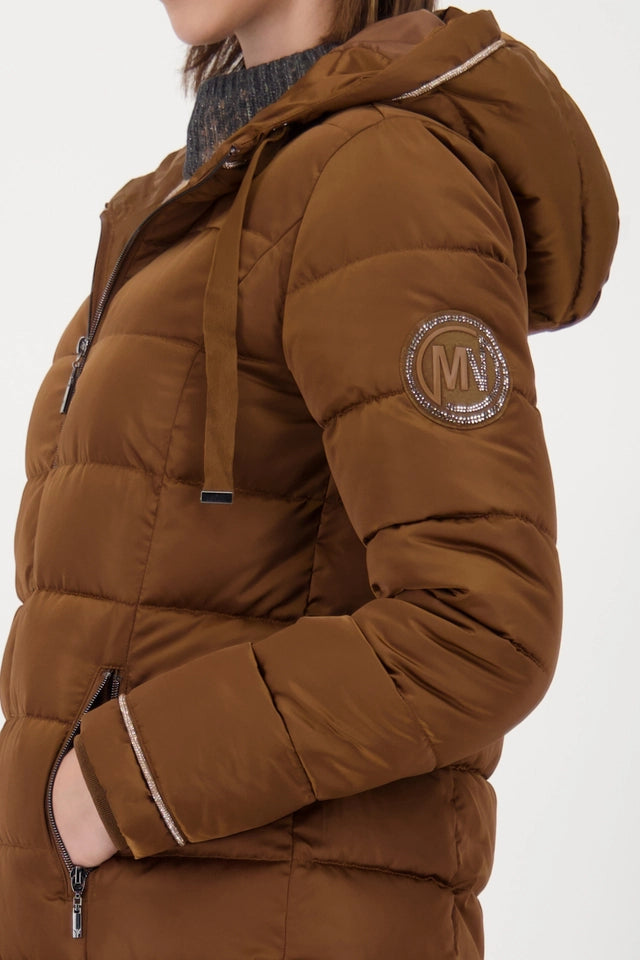 Parka MONARI acolchado largo whisky