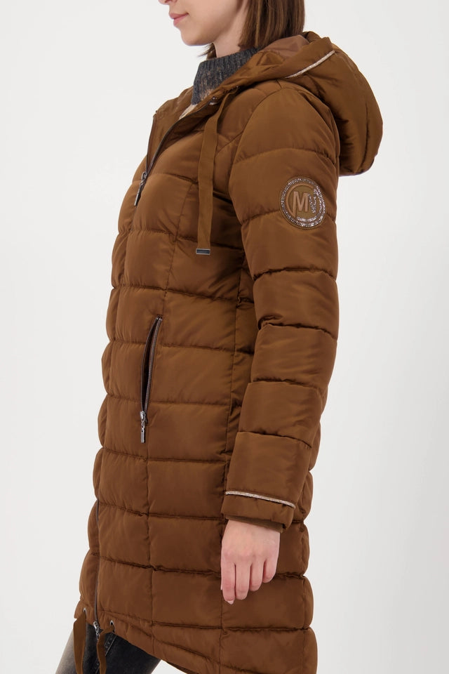 Parka MONARI acolchado largo whisky